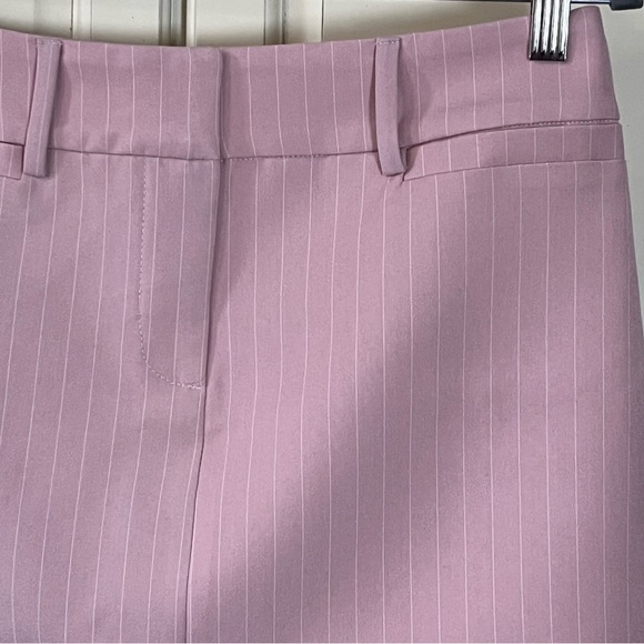 NWT ASTR The Label Women's Milani Tailored Skirt Pink Stripe Preppy Size Medium - Picture 3 of 6